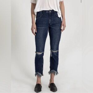 ONE TEASPOON HIGH WAIST FREEBIRDS DISTRESSED JEANS 30